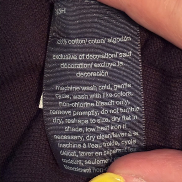 TOMMY HILFIGER Polka Dot Cotton Sweater, Size XL - Picture 8 of 8